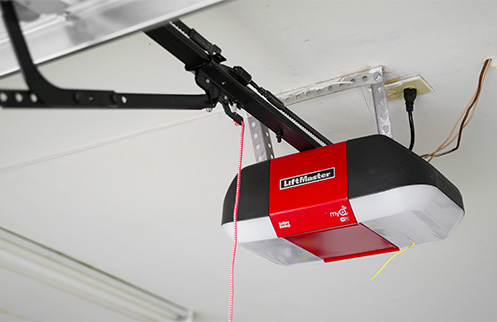 Technician Installing Opener