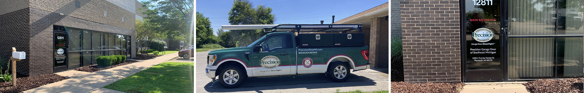 Plymouth garage door service header